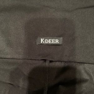 K-Deer 7/8 leggings in Blue and Black